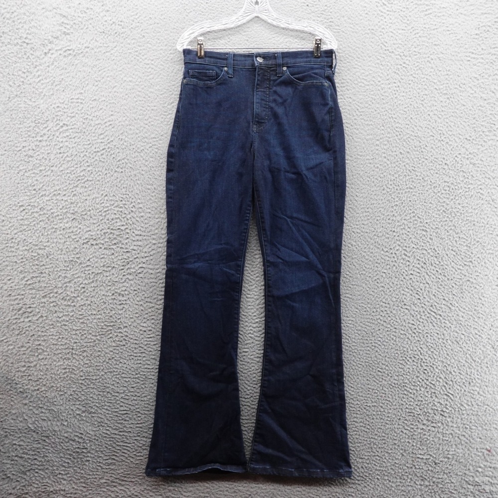 Banana Republic High Rise‎ Flare Jeans 30 Blue Denim Stretch Katmai Wash Women